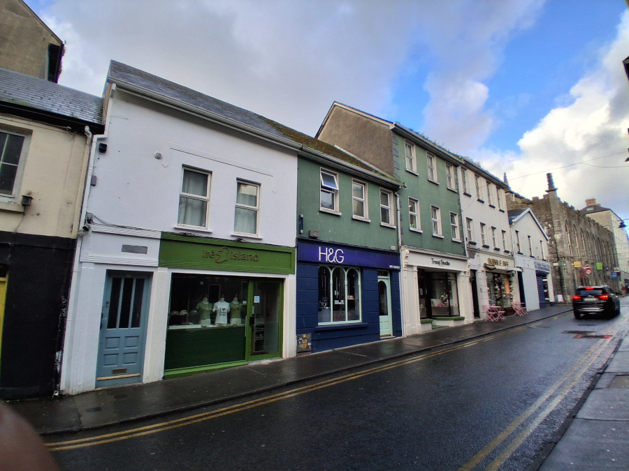 Lower Abbeygate Street in Galway City, site of the vanished Browne Mansion